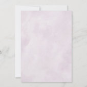 Dusty Blue Paars Navy Lila Blooms Calendar Save The Date (Achterkant)