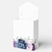 Dusty Blue Paars Navy Lila Blooms Vrijgezellenfees Bedankdoosjes (Geopend)