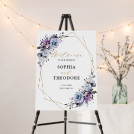 Dusty Blue Paars Navy Lila Blooms Weddenschap