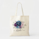 Dusty Blue Paars Navy Lila Blooms Weddenschap Tote Bag<br><div class="desc">Elegant dusty blue Paarse lavender met lila lavender met bloementhema bruiloft canvas tas met elegante bouquet van stoffige blauw,  Navy,  paarse,  lila roos bloemen knoppen en groene eucalyptusbladeren. Neem contact met mij op voor hulp bij aanpassingen of als u een ander product nodig hebt met dit ontwerp.</div>