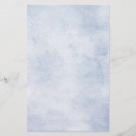 Dusty Blue Pastel Pink hydrangeas Wedding Menu (Achterkant)