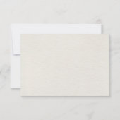 Dusty Blue Pastel Roze hortensia Bloemen bruiloft  RSVP Kaartje (Achterkant)