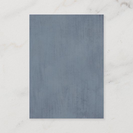 Dusty Blue Peach Blush Geometric Floral Reception Informatiekaartje (Achterkant)