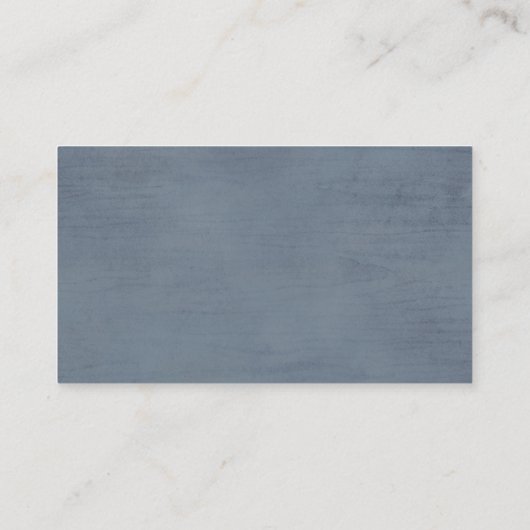 Dusty Blue Peach Blush Wedding Website - Enc Informatiekaartje (Achterkant)