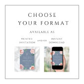 Dusty Blue Peonies Religious Boy First Community Kaart