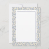 Dusty Blue Perfect Pear Foto Dank u kaart (Achterkant)