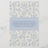 Dusty Blue Perfect Pear Vrijgezellenfeest Bingo sp (Achterkant)