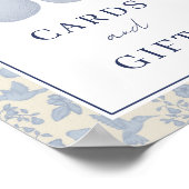 Dusty Blue Perfect Pear Vrijgezellenfeest Kaarten  Poster (Hoek)