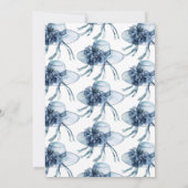 Dusty Blue Pet Derby Vrijgezellenfeest Kaart (Achterkant)