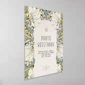 Dusty Blue Pimpernel Foto Gastenboek Sign  (Laagn)