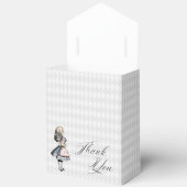 Dusty Blue & Pink Alice in Wonderland Baby shower Bedankdoosjes (Open)