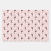Dusty Blue & Pink Alice in Wonderland Baby shower Inpakpapier Vel (Voorkant 2)