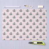 Dusty Blue & Pink Alice in Wonderland Baby shower Tissuepapier (Craft)