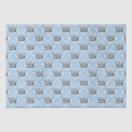 Dusty Blue & Pink Alice in Wonderland Baby shower Tissuepapier