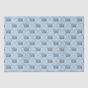 Dusty Blue & Pink Alice in Wonderland Baby shower Tissuepapier