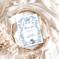 Dusty Blue Pumpkin Herfst Floral Boy Baby shower