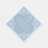 Dusty Blue Regency Era, waar we de bruiloft ontmoe Servet (Hoek)