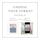 Dusty Blue Religious Cross Boy Foto Baptisme Kaart