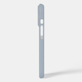 Dusty Blue Retro Typografie Gepersonaliseerd Case-Mate iPhone Case (Achterkant / Links)