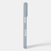 Dusty Blue Retro Typografie Gepersonaliseerd Case-Mate iPhone Case (Achterkant / Rechts)