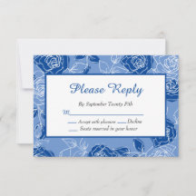 Dusty Blue Roos Elegant White Rose Floral Wedding