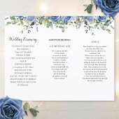 Dusty Blue Roos Eucalyptus Order of Service