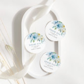 Dusty Blue Roos Floral Wedding for Labels