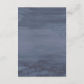 Dusty Blue Roos Gold Waterverf - Floral - Gegevens Informatiekaartje (Achterkant)