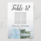 Dusty Blue Roos Wedding Table Grote Verspreidingsk (Achterkant)