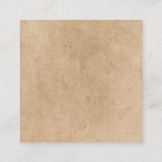 Dusty Blue Rose Rustic Kraft Wedding Details Informatiekaartje (Achterkant)