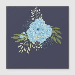 Dusty Blue Rozen Passen getrouwd Weddenschap Gift