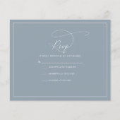 Dusty Blue RSVP (Voorkant)