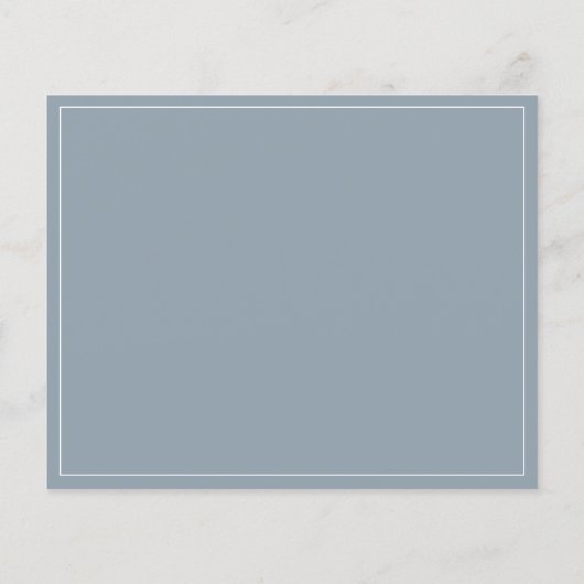 Dusty Blue RSVP (Achterkant)