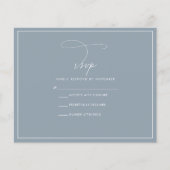Dusty Blue RSVP (Voorkant)