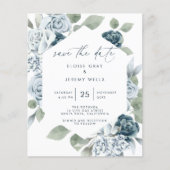 Dusty Blue Save the Date (Voorkant)
