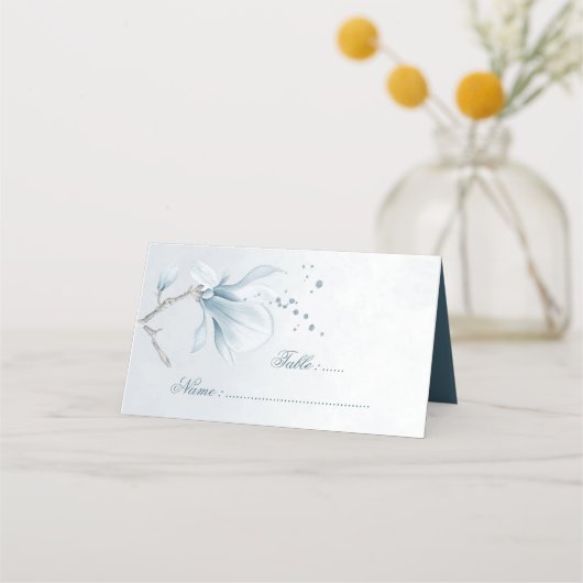 dusty blue shades plaatst kaart plaatskaartje (Voorkant)