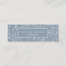 Dusty Blue Simply Floral