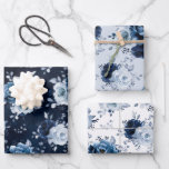 Dusty Blue Slate Navy Floral Botanical Wedding Wra Inpakpapier Vel<br><div class="desc">Elegant Dusty blue/Navy thema bruiloft verpakkingspapier met elegante bouquet van Dusty blue,  Navy,  bloesems en blauwe eucalyptusbladeren van leisteen en roos van de leisteen. Neem contact met mij op voor hulp bij aanpassingen of als u een ander product nodig hebt met dit ontwerp.</div>