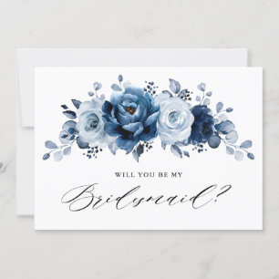 Dusty Blue Slate Navy Kaart