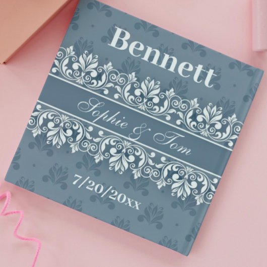 Dusty blue Square Sticker