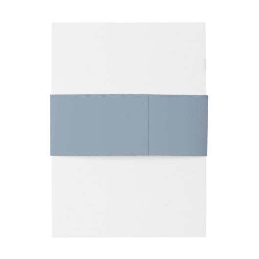 Dusty Blue Starfish Beach Minimale bruiloft Uitnodigingen Wikkel (Achterkant Voorbeeld)