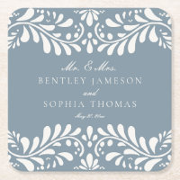 Dusty Blue Talavera Tegel Spaans Fiesta Huwelijk