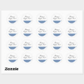 Dusty Blue Teacup Envelope Seal & Sticker (Vel)