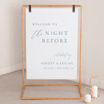 Dusty Blue the night before Rehearings Dinner Poster<br><div class="desc">Dusty Blue de avond voor repetitie Dinner Poster</div>