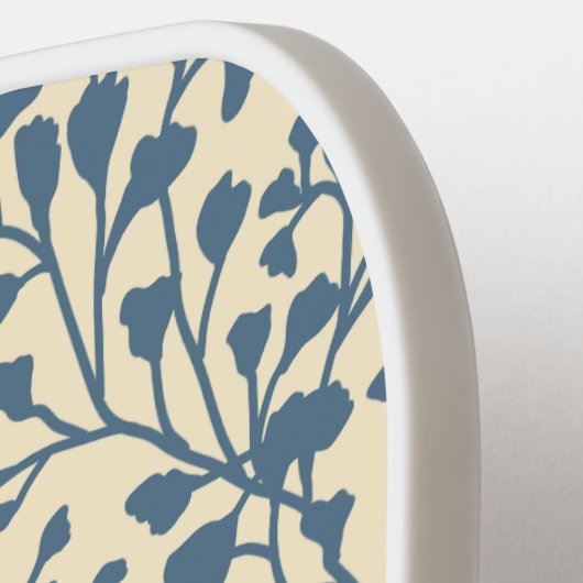 Dusty Blue Vines Pickleball Paddle (Links Detail)