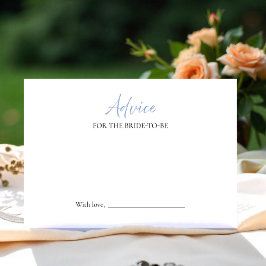 Dusty Blue Vrijgezellenfeest Advies voor de Bruid  Kaart