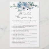 Dusty blue Wat zei de bruidegom tegen het bruidssp (Voorkant)