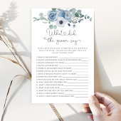 Dusty blue Wat zei de bruidegom tegen het bruidssp