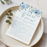 Dusty blue Wat zei de bruidegom vrijgezellenfeest<br><div class="desc">Dusty blue Wat zei de bruidegom vrijgezellenfeest spel Matching games beschikbaar.</div>