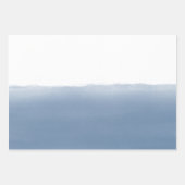 Dusty Blue Watercolor Inpakpapier Vel (Voorkant 2)